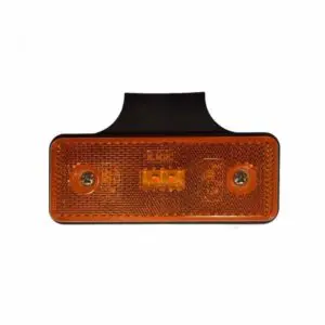 Stranska pozicijska luč LED - Rumena 12V/24V z nosilcem