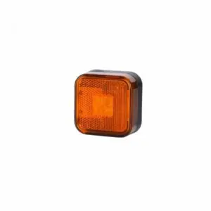 Pozicijska luč LED LD097 - Rumena 12V/24V / Kabel, Vijaki