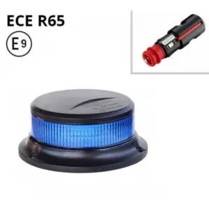 Modra opozorilna luč LED 27W, Magnetna 12/24V